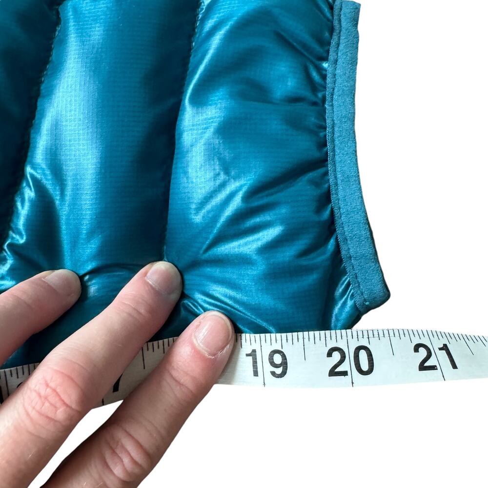 The North Face Down Puffer Coat Turquoise - Picture 11 of 12